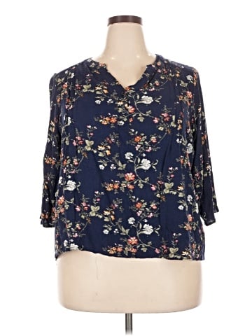 Fun2Fun 3/4 Sleeve Blouse (view 1)