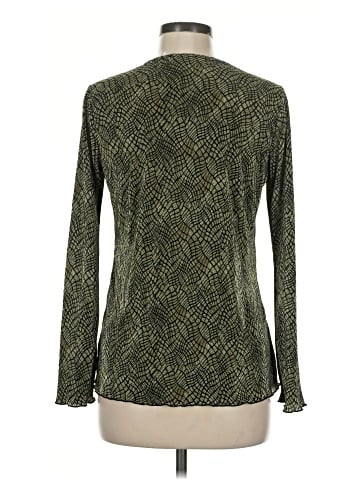 Plisse Long Sleeve Blouse (view 2)