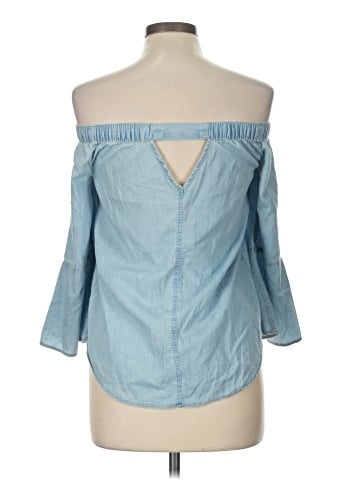 CALVIN KLEIN JEANS 3/4 Sleeve Blouse (view 2)