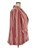 Torrid 100% Polyester Stripes Burgundy Blazer Size 2X Plus (2) - photo 4