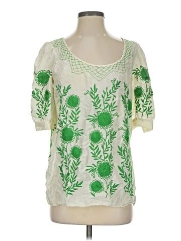 Juicy Couture 3/4 Sleeve Silk Top (view 1)