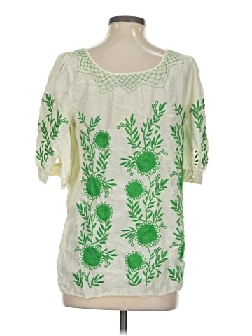 Juicy Couture 3/4 Sleeve Silk Top (view 2)