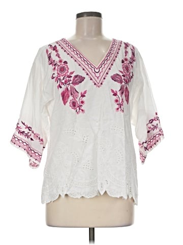 Chico's 3/4 Sleeve Blouse (view 1)