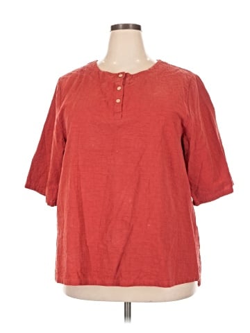 Unbranded Short Sleeve Henley (view 1)