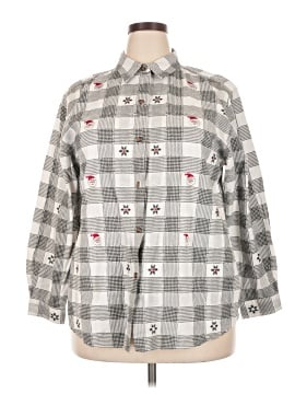 Victoria Jones 3/4 Sleeve Button-Down Shirt (view 1)