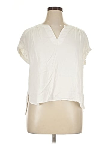 Rose + Olive Short Sleeve Blouse (view 1)