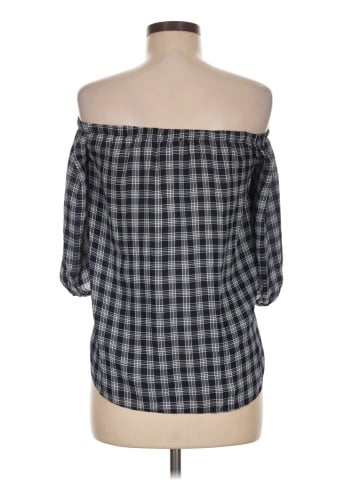 Aqua 3/4 Sleeve Blouse (view 2)