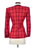 Casual Corner 100% Rayon Plaid Red Jacket Size 2 - photo 2