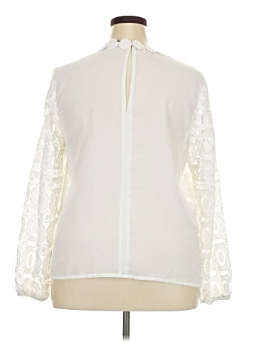 ELOQUII Long Sleeve Blouse (view 2)