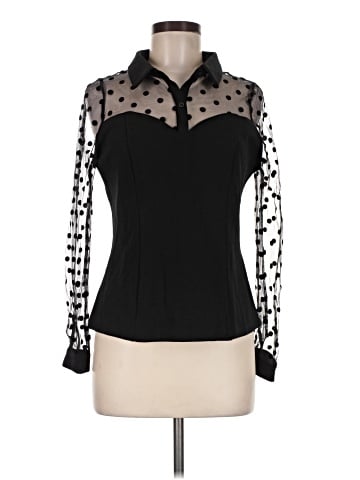 Allegra K Long Sleeve Blouse (view 1)