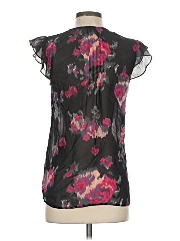 Joie Short Sleeve Silk Top (view 2)