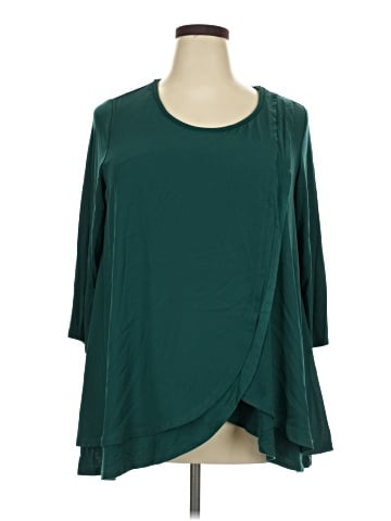Jessica London 3/4 Sleeve Blouse (view 1)