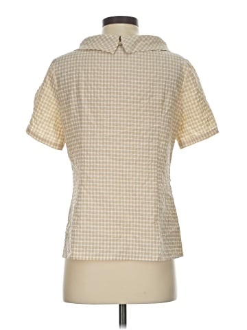 Allegra K Short Sleeve Blouse (view 2)