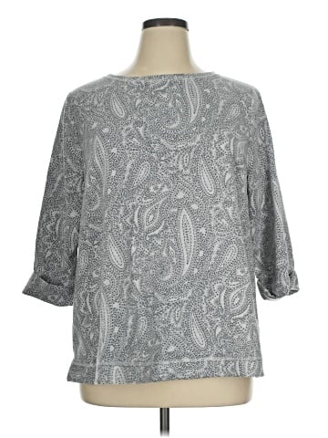 Croft & Barrow 3/4 Sleeve T-Shirt (view 1)