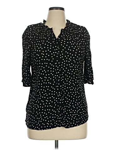 Bobeau 3/4 Sleeve Blouse (view 1)