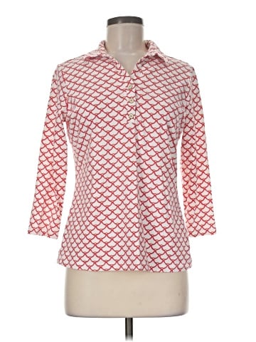 J. McLaughlin 3/4 Sleeve Button-Down Shirt (view 1)