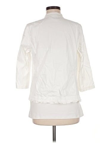 Chico's 3/4 Sleeve Button-Down Shirt (view 2)