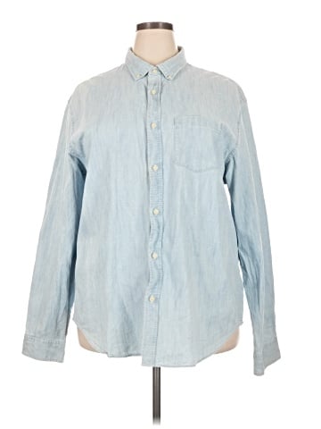 Old Navy Long Sleeve Button-Down Shirt (view 1)