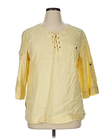 Lauren by Ralph Lauren 3/4 Sleeve Blouse (view 1)