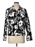 Chico's Design Print Silver Jacket Size Lg (2) - photo 1