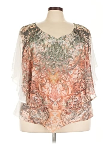 DressBarn Short Sleeve Blouse (view 1)