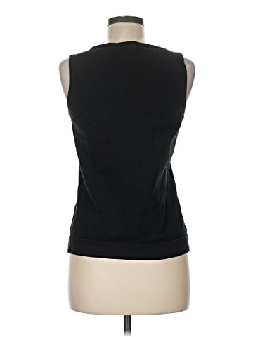August Silk Sleeveless T-Shirt (view 2)