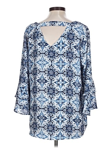 New Directions 3/4 Sleeve Blouse (view 2)