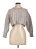 Babaton 100% Wool Gray Wool Pullover Sweater Size L - photo 1