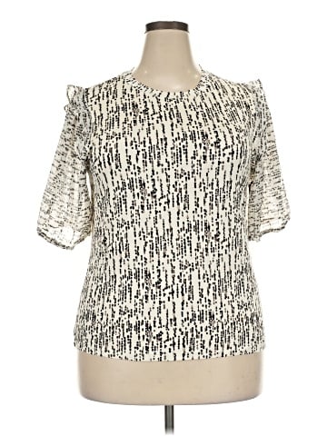 Simply Vera Vera Wang Short Sleeve Blouse (view 1)