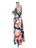 Bold Elements 100% Polyester Tropical Tan Cocktail Dress Size M - photo 5