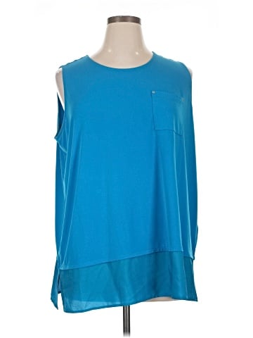 Calvin Klein Sleeveless Blouse (view 1)