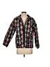 Unbranded 100% Polyester Floral Black Jacket Size S - photo 1