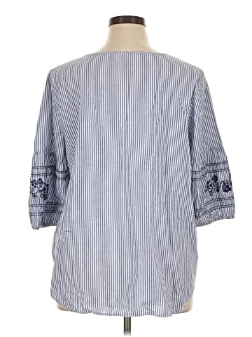 St. John's Bay 3/4 Sleeve Blouse (view 2)