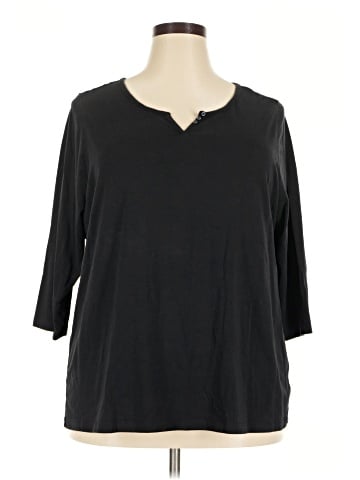 Lands' End 3/4 Sleeve T-Shirt (view 1)