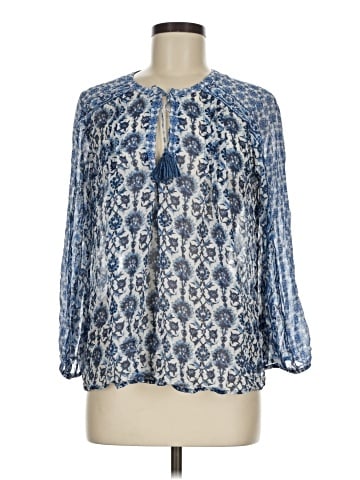 Joie 3/4 Sleeve Silk Top (view 1)
