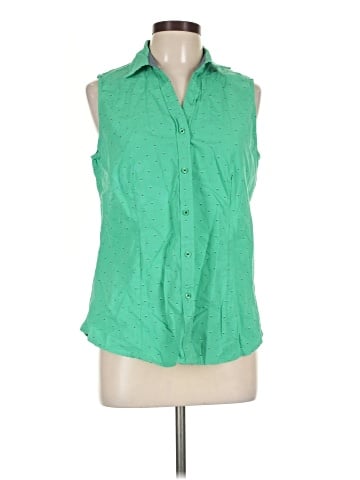 IZOD Sleeveless Button-Down Shirt (view 1)