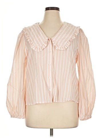 a.n.a. A New Approach Long Sleeve Blouse (view 1)