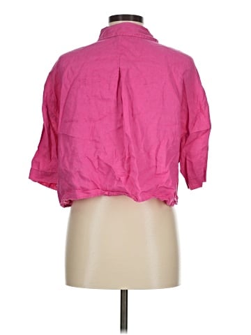 H&M 3/4 Sleeve Button-Down Shirt (view 2)