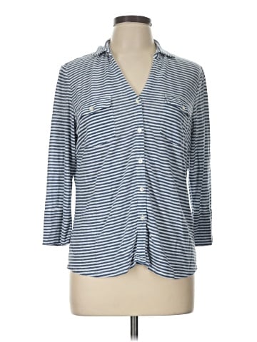 J. McLaughlin 3/4 Sleeve Button-Down Shirt (view 1)