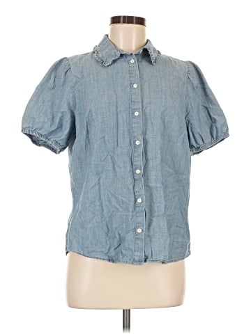 J.Crew Factory Store Short Sleeve Blouse (view 1)