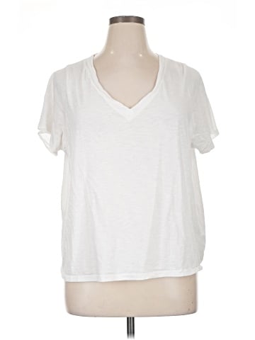 Madewell Plus Whisper Cotton V-Neck Tee (view 1)