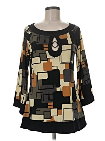 Cato 3/4 Sleeve Blouse (view 1)