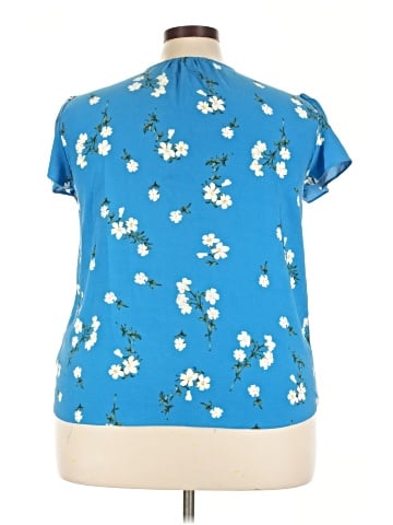 Hilary Radley Short Sleeve Blouse (view 2)