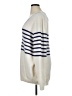 MNG Stripes Ivory Pullover Sweater Size XL - photo 5