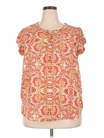 Rose & Thyme Short Sleeve Blouse (view 1)