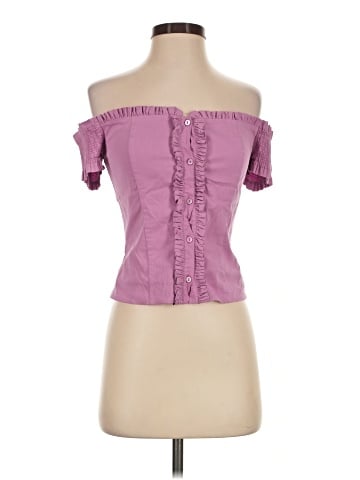 MNG Short Sleeve Blouse (view 1)