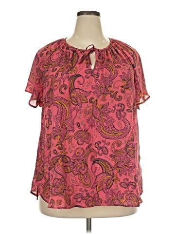 Maurices Short Sleeve Blouse (view 1)