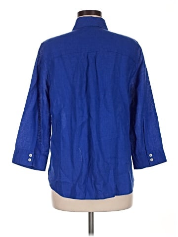 Chico's 3/4 Sleeve Button-Down Shirt (view 2)