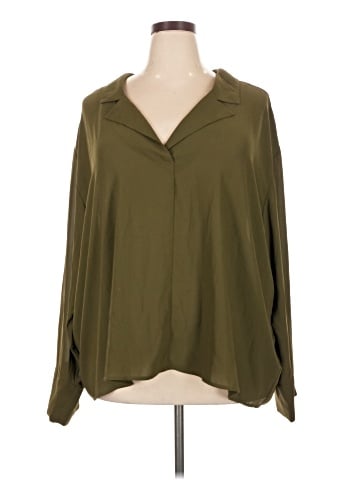 ELOQUII Long Sleeve Blouse (view 1)