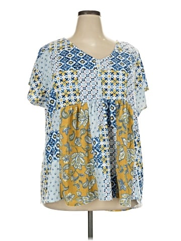 Cato Short Sleeve Blouse (view 1)